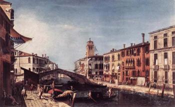 米歇爾 馬裡斯奇 View of the Rio di Cannareggio 米歇爾 馬裡斯奇 View of the Rio di Cannareggio